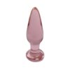Rose Pink Crystal Anal Plug