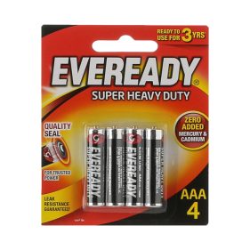 Eveready 4-Pack AAA Battery
