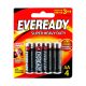 Eveready Battery AA (Pack of 4)