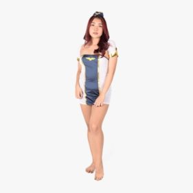 Captain Sailor Lady Costume