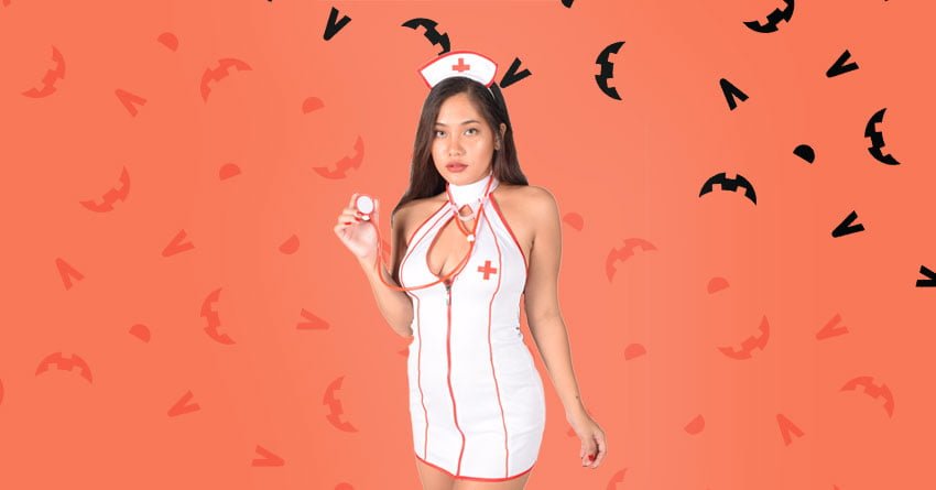 Fiery Nurse Costume