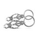 Hestia Clover Nipple Clamps with Metal Ring