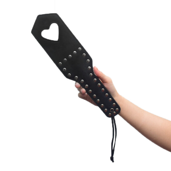 Tough Love Studded Heart Paddle