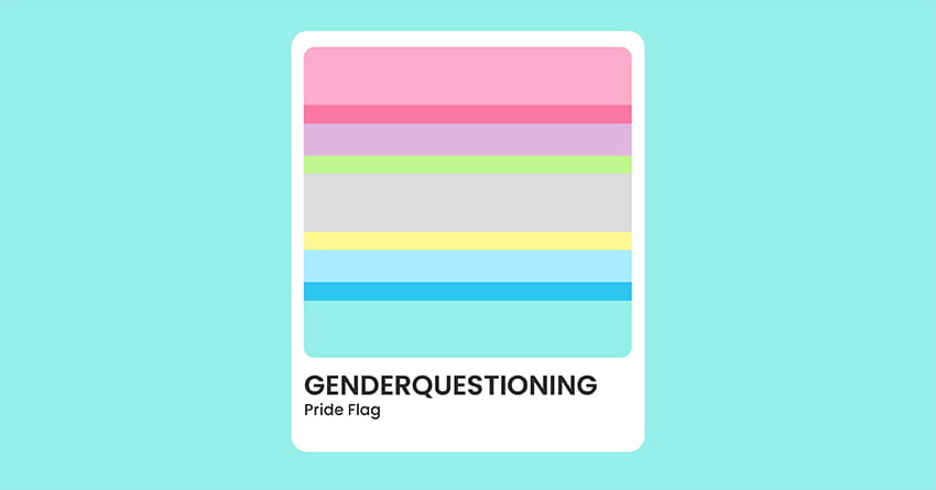 Genderquestioning Pride Flag