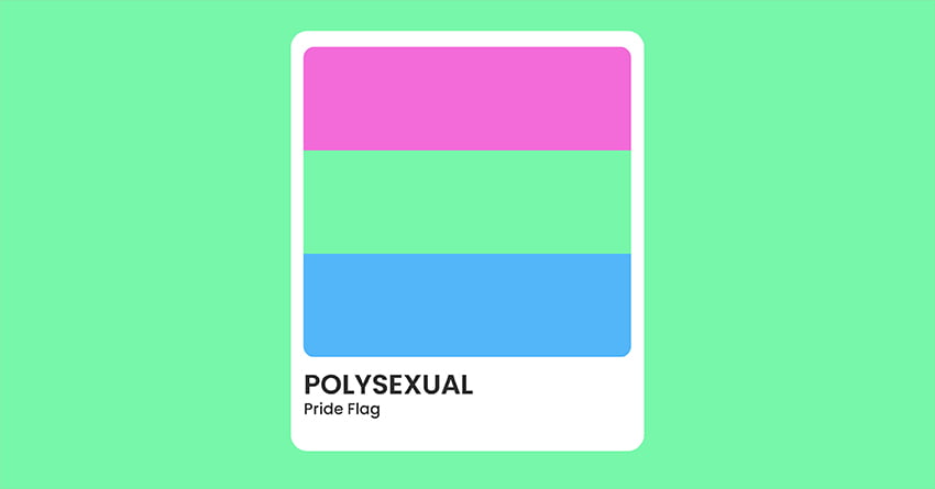 Polysexual Pride Flag