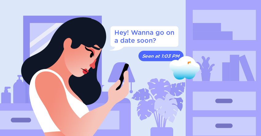 he Resurfacing: Your date starts messaging you again.