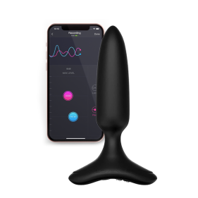 Lovense Hush 2 App-Controlled Butt Plug – 1 Inch