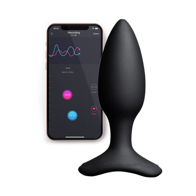 Lovense Hush 2 App-Controlled Butt Plug – 1.5 Inch