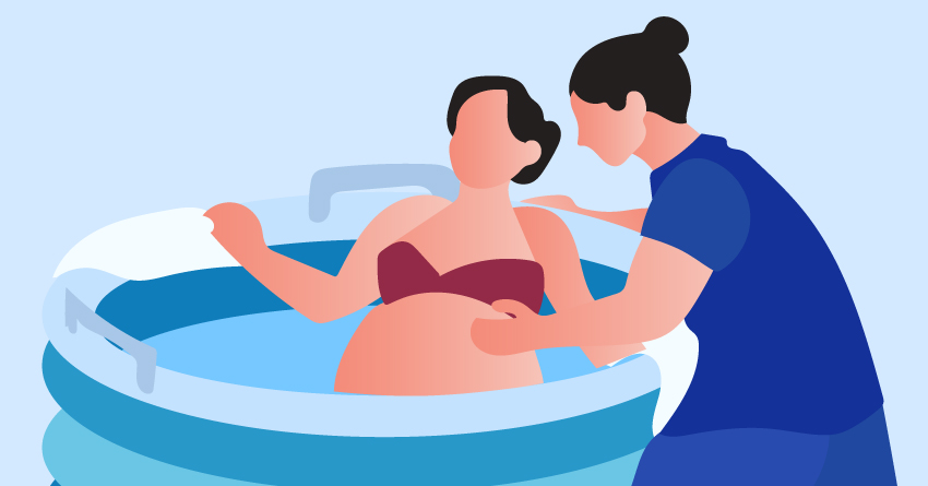 There's no immediate medical help if water birth is done at home.