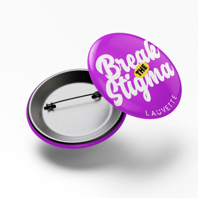 Breaking Taboos Button Pins By Lauvette