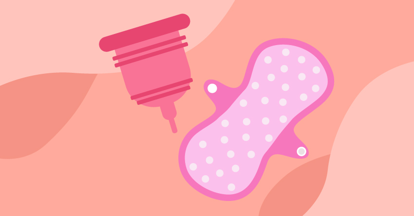Menstrual cups and cloth pads are the best eco-friendly options for your period