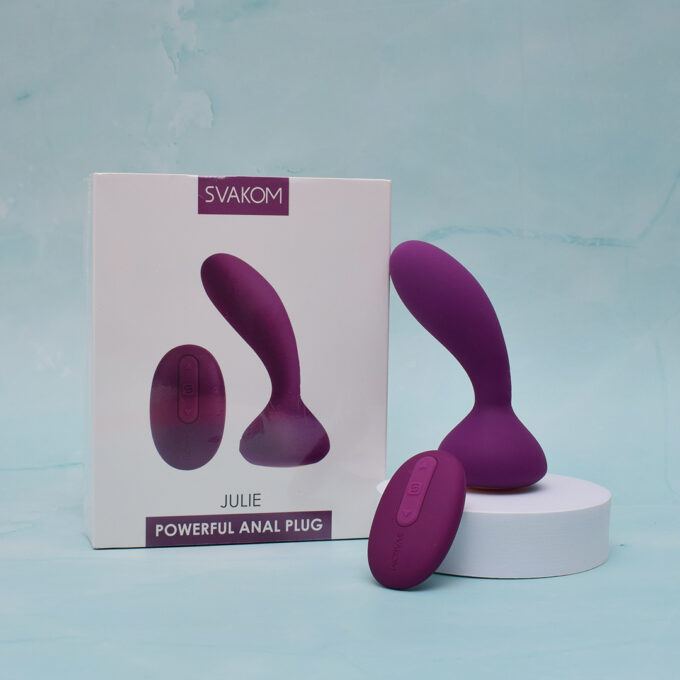 SVAKOM Julie Remote-Controlled Vibrating Anal Plug