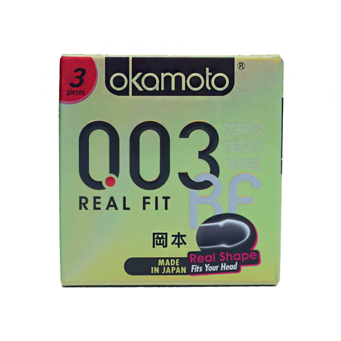 Okamoto 003 Real Fit Condoms 3s
