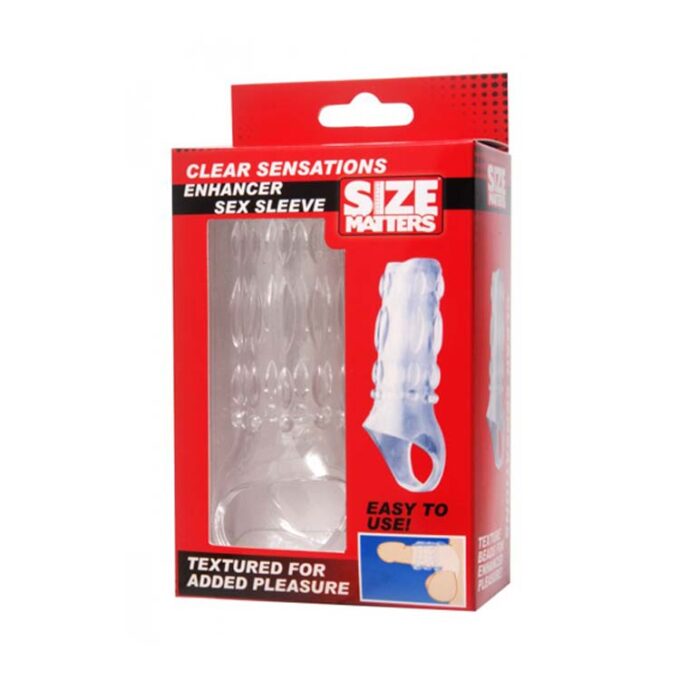 Clear Sensations Enhancer Sex Sleeve