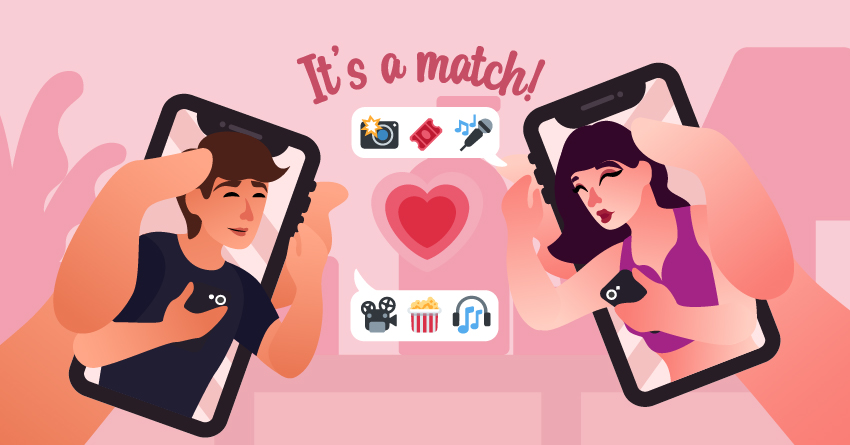Dating apps help you meet people that match your personality