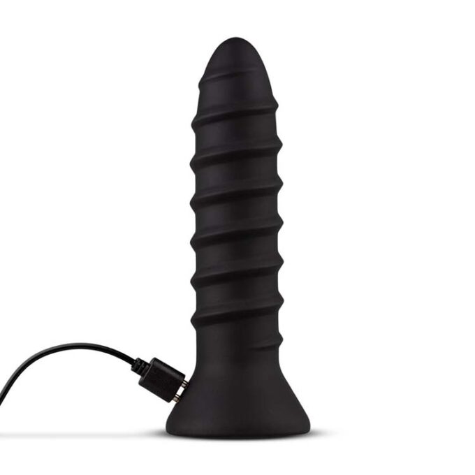 Screwed Plug Anal Vibrator - Small