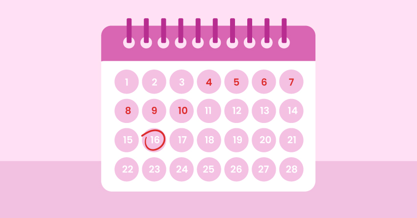 Perform the exam a few days after your monthly menstrual cycle ends.