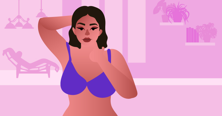Recognize what healthy and normal breasts feel like