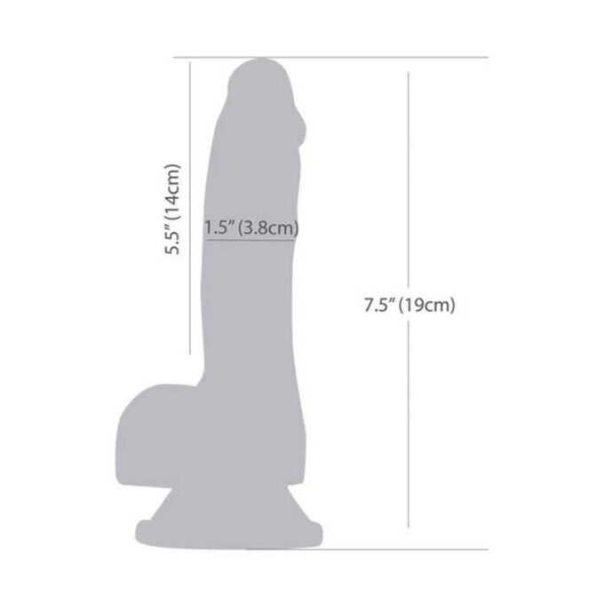 Addiction Brandon 7.5 Inch Dildo - Glow in the Dark