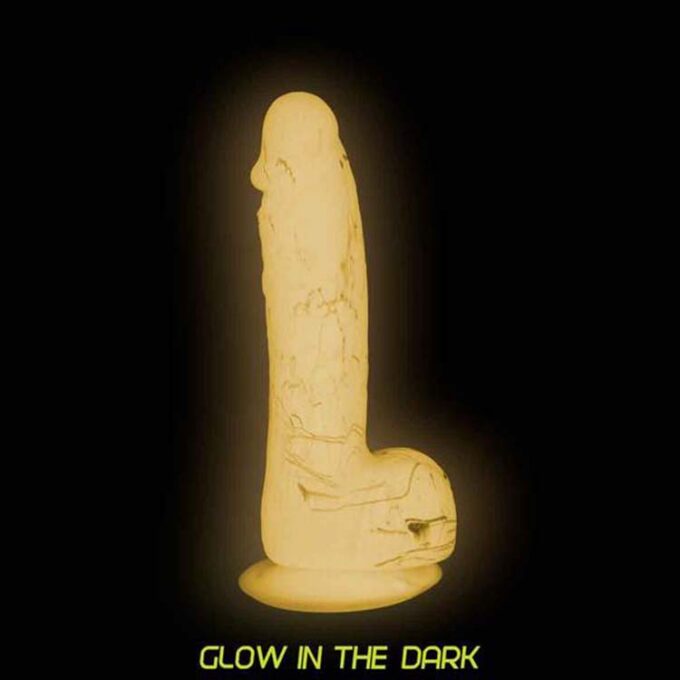 Addiction Brandon 7.5 Inch Dildo - Glow in the Dark