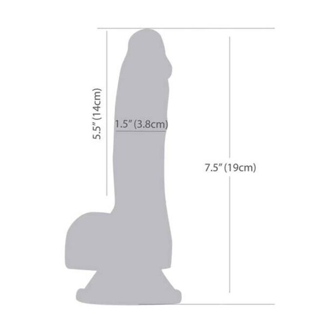 Addiction Luke 7.5-Inch Dildo - Glow in the Dark