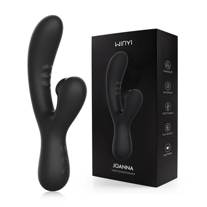 Joanna Rabbit Vibrator with Clit Sucker