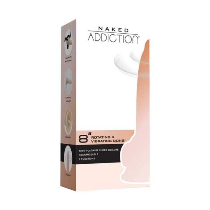 Naked Addiction 8-Inch Vibrating Dildo