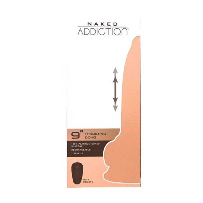 Naked Addiction 9-Inch Thrusting Dildo