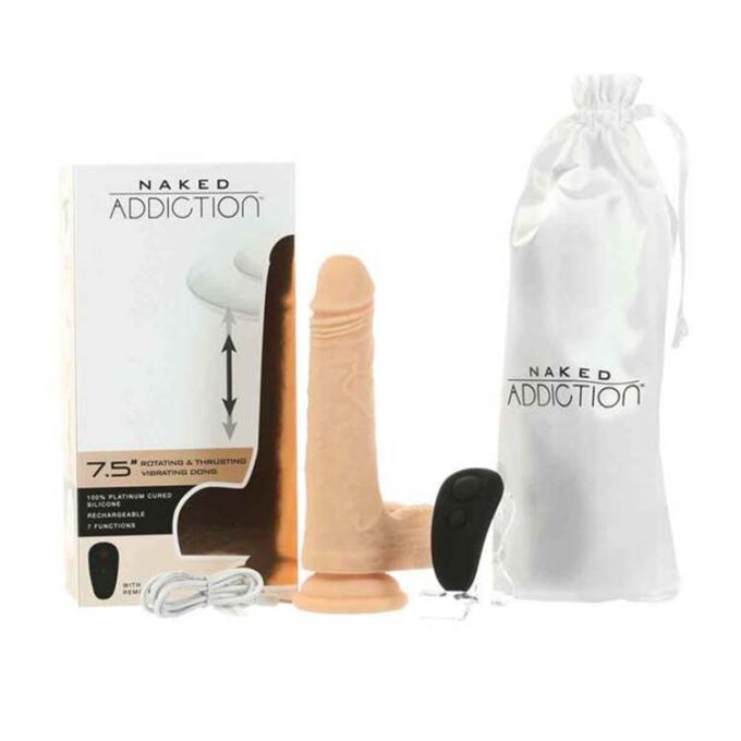 Naked Addiction The Freak 7.5-Inch Thrusting Dildo