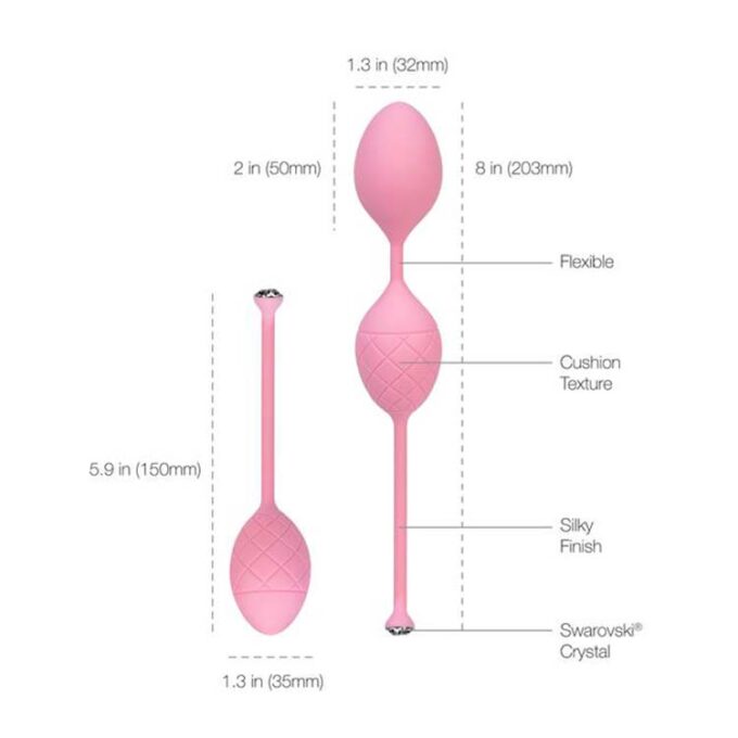 Pillow Talk Frisky Pleasure Kegel Balls