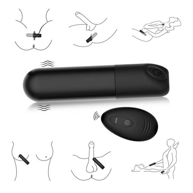 Rick Bullet Vibrator with Remote