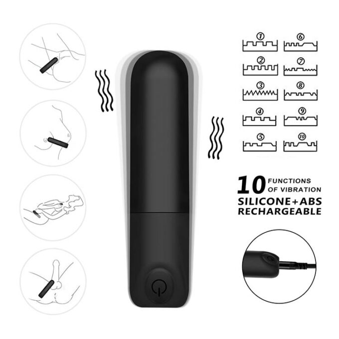 Rick Bullet Vibrator with Remote