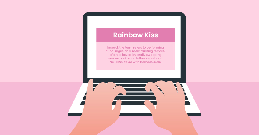 What's the Origin of the Rainbow Kiss?