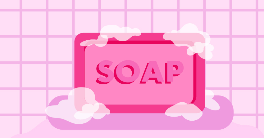 Use mild, unscented soap and water to keep your vaginal area clean.