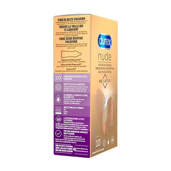 Durex Nude Condoms 20s - Latex Free