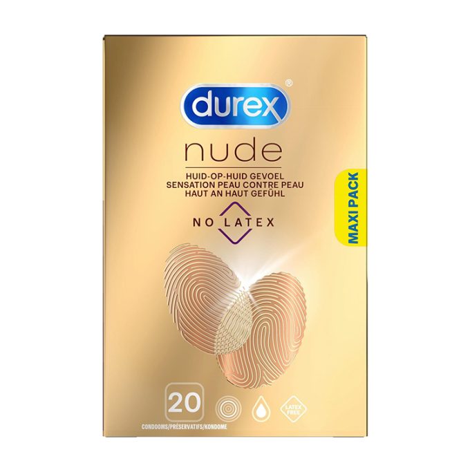 Durex Nude Condoms 20s - Latex Free