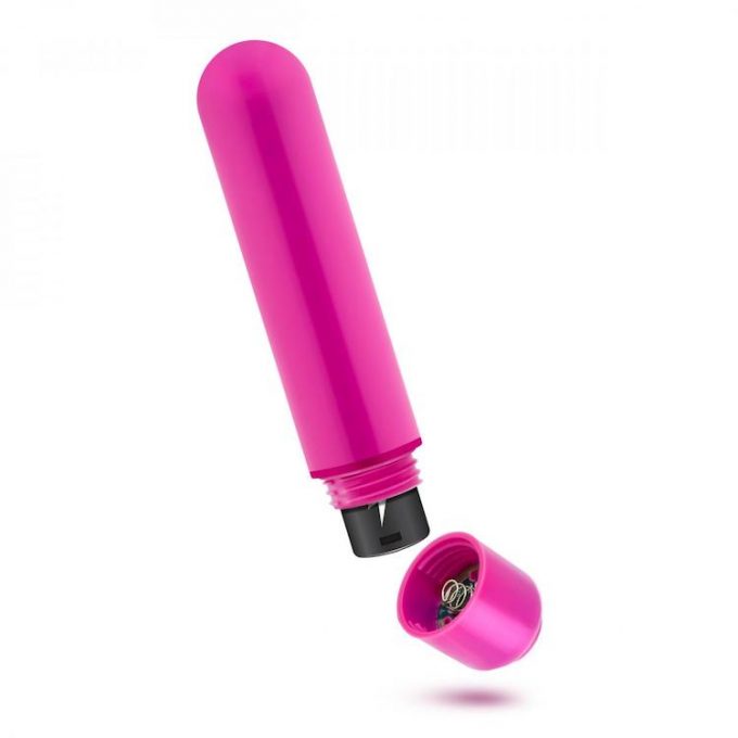 Rose Euphoria Bullet Vibrator With Tips - Pink