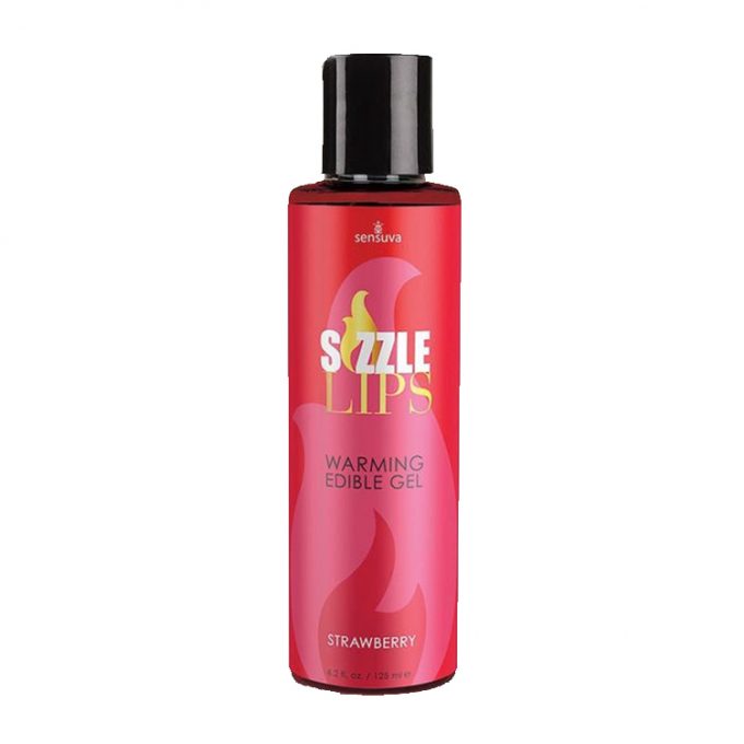 Sensuva Sizzle Lips Warming Gel - Strawberry