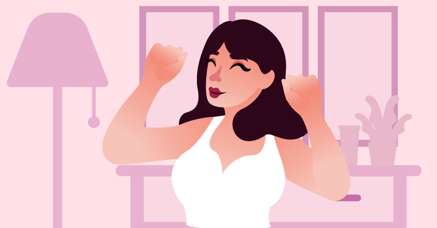 Eases stress