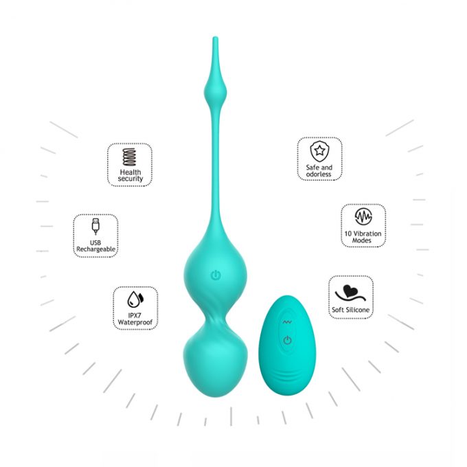 Elsa Vibrating Kegel Ball with Remote