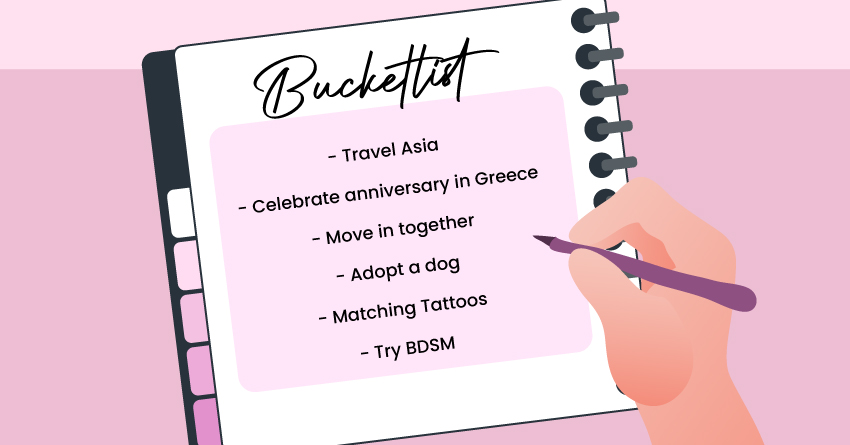 Create a bucket list.