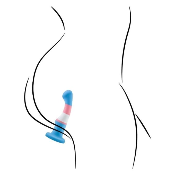 Avant True Blue Silicone Dildo