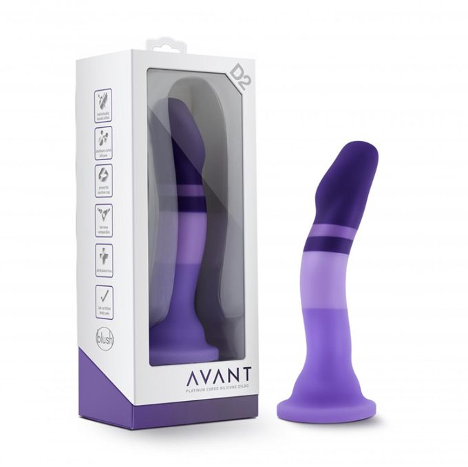 Avant Purple Rain Silicone Dildo