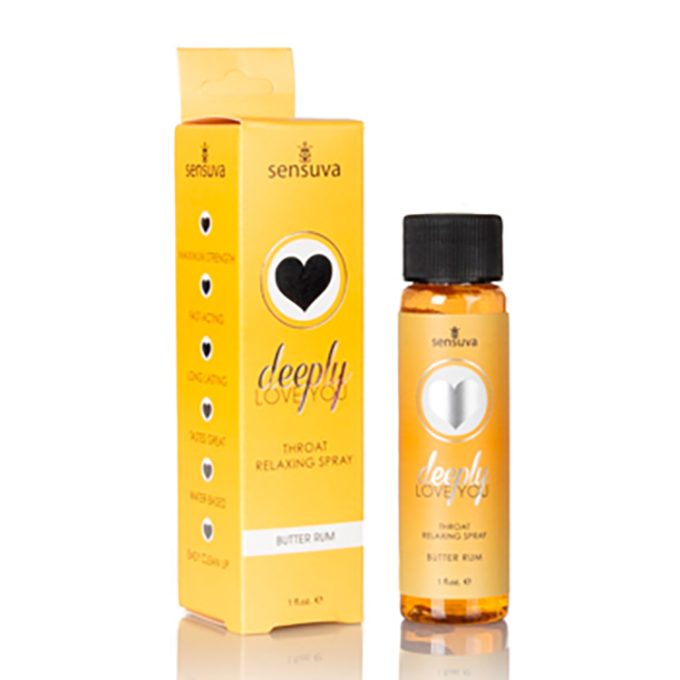 Sensuva Deeply Love You Throat Relaxing Spray - Butter Rum