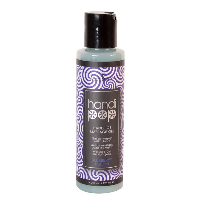 Sensuva Handipop Handjob Massage Gel - Blueberry Muffin