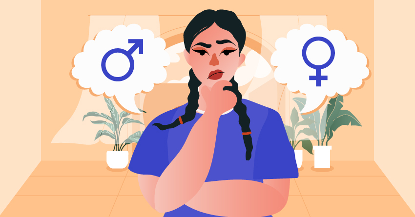 Understand the difference between gender and sex.