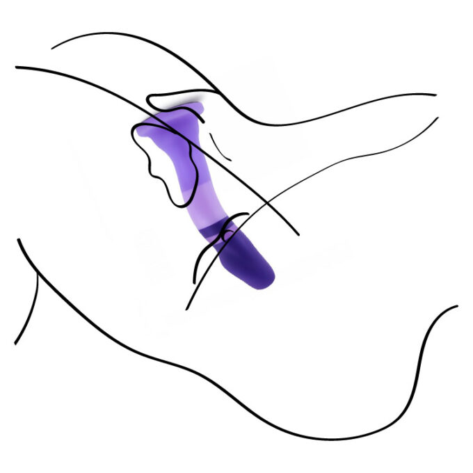 Avant Purple Rain Silicone Dildo