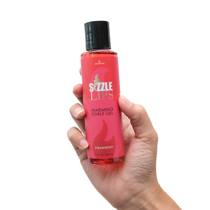 Sensuva Sizzle Lips Warming Gel - Strawberry