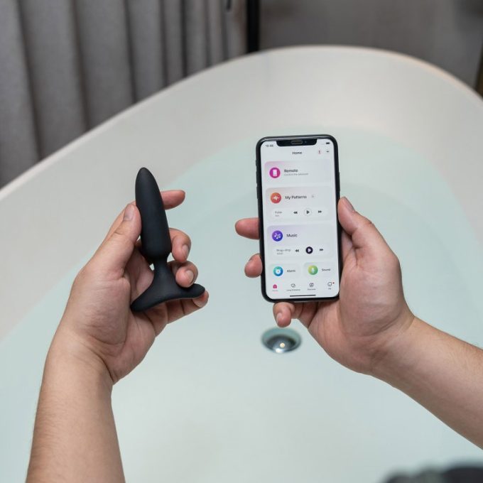 Lovense Hush 2 App-Controlled Butt Plug - 1 Inch