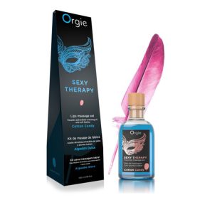 Orgie Lips Massage Kit - Cotton Candy